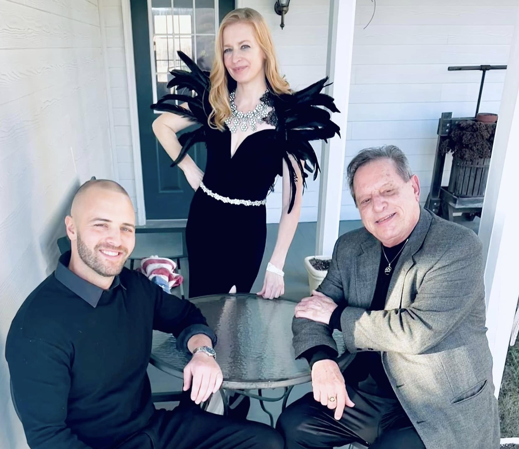 Sonia with Doctor Doctor musicians